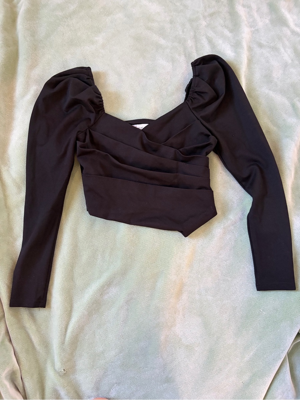 Petal + Pup Puff Sleeve Crop Top